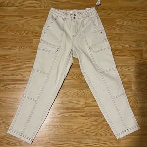 Pacsun Utility Cargo Pants, MED, Color: Bone